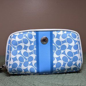 Coach Signature Cosmetic Bag